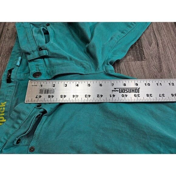 J. Crew Womens Size 24 Pockets Stretch Toothpick Teal Green Denim Jeans - Picture 10 of 11